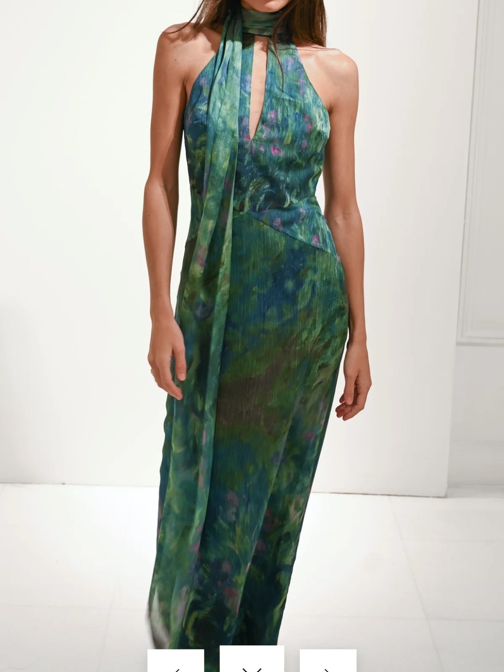 Yellow The Label Monet Dress Irises - Picture 2 of 8